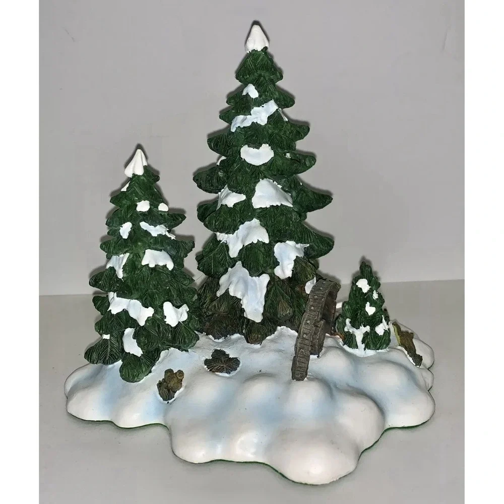 Dept 56 Wagon Wheel Pine Grove Christmas Village‎ Accessories Retired